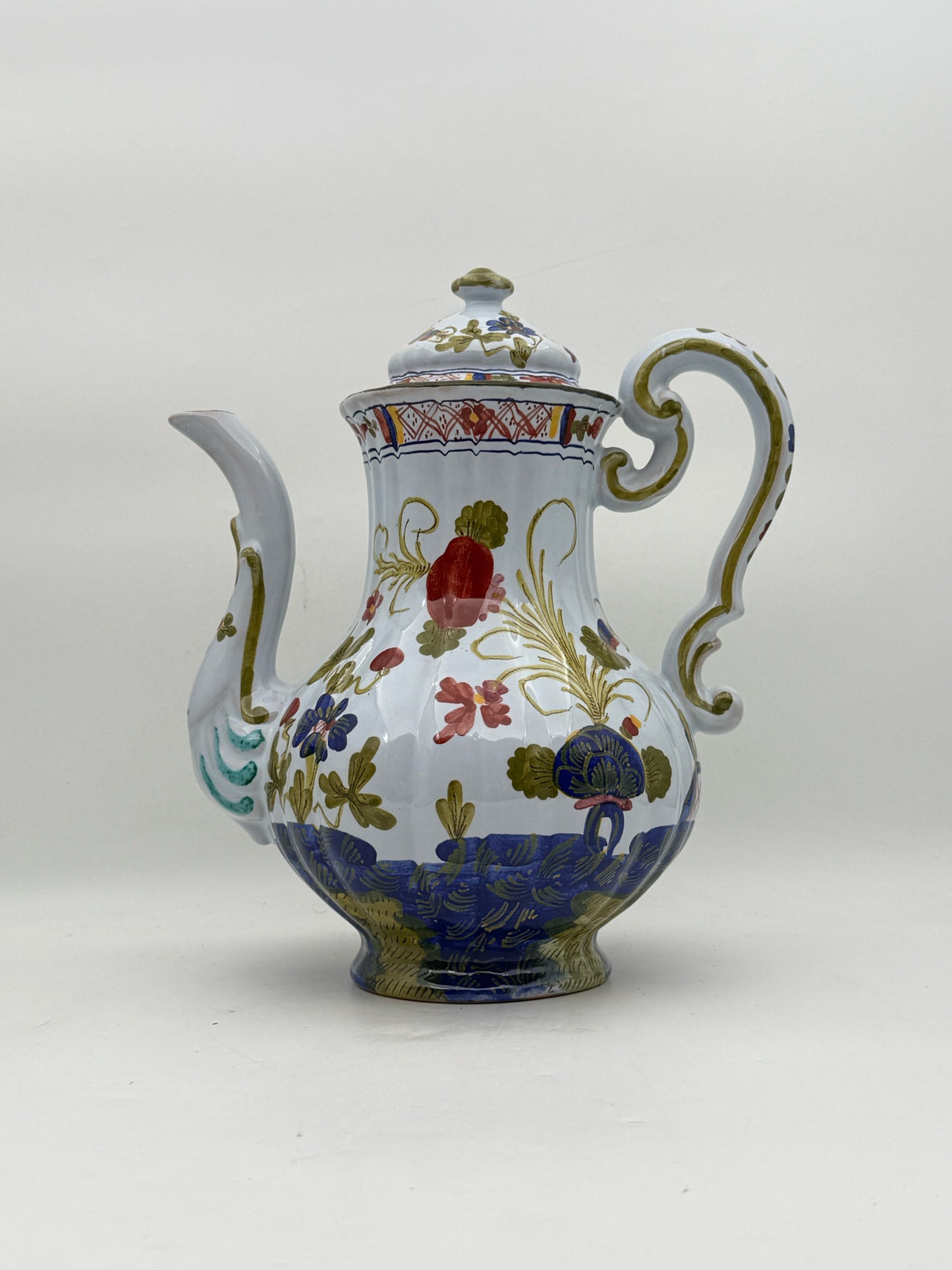 Sigma Blue Carnation Coffee Pot