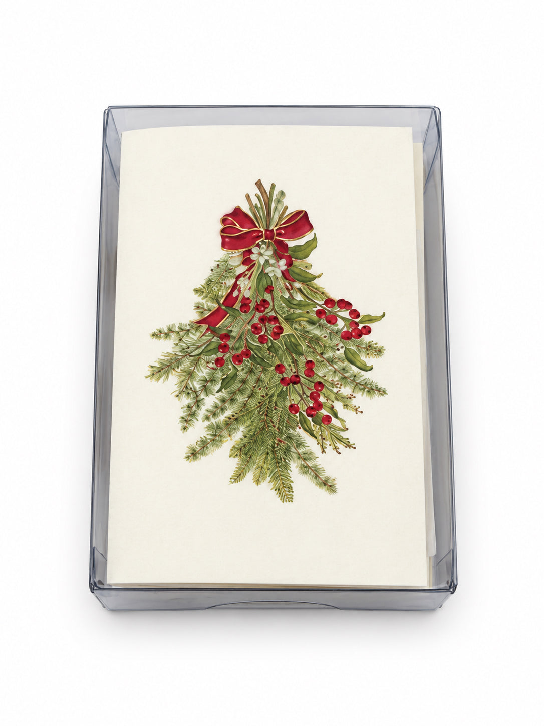 Mistletoe Enclosure Cards- Set Of 6