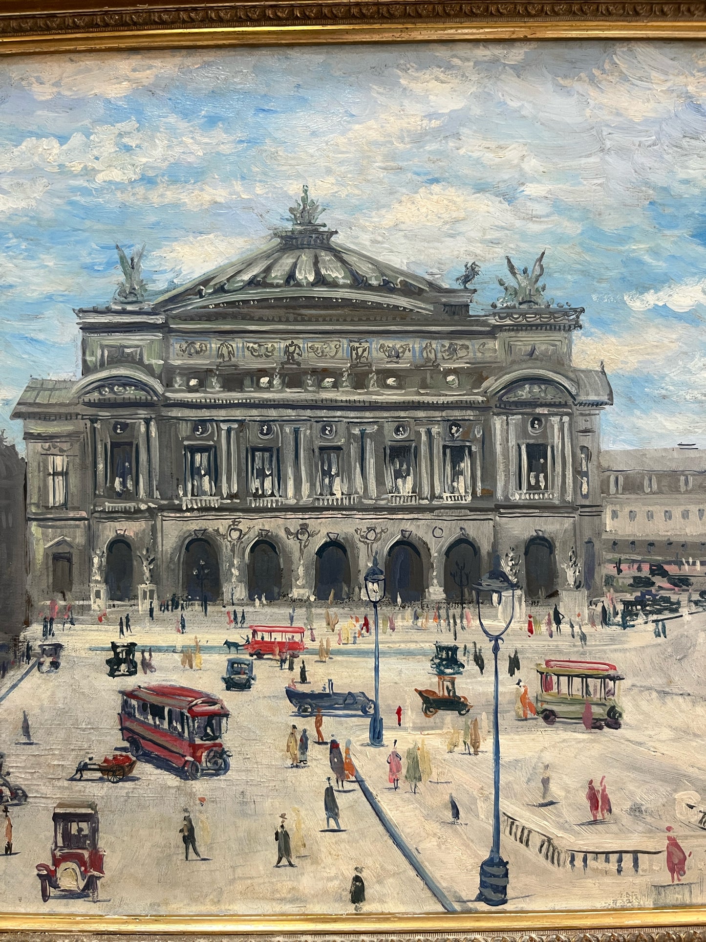 John Morris Paris Opera House Oil Painting – L’Opéra de Paris Art