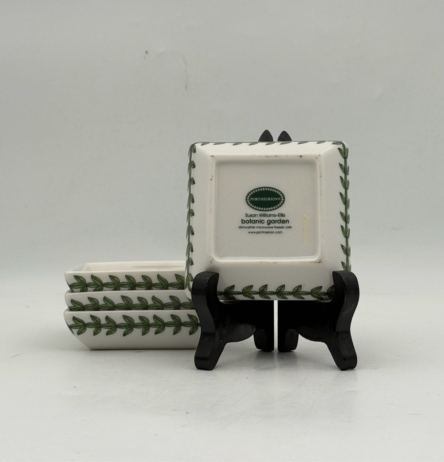 Portmeirion Botanic Garden Butter Pats- Set Of 4