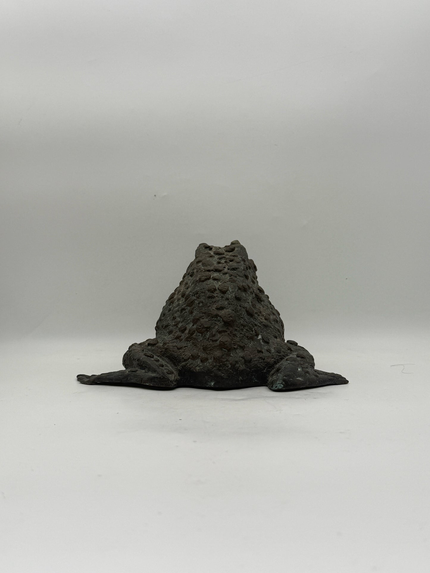 Maitland Smith Metal Frog Statue