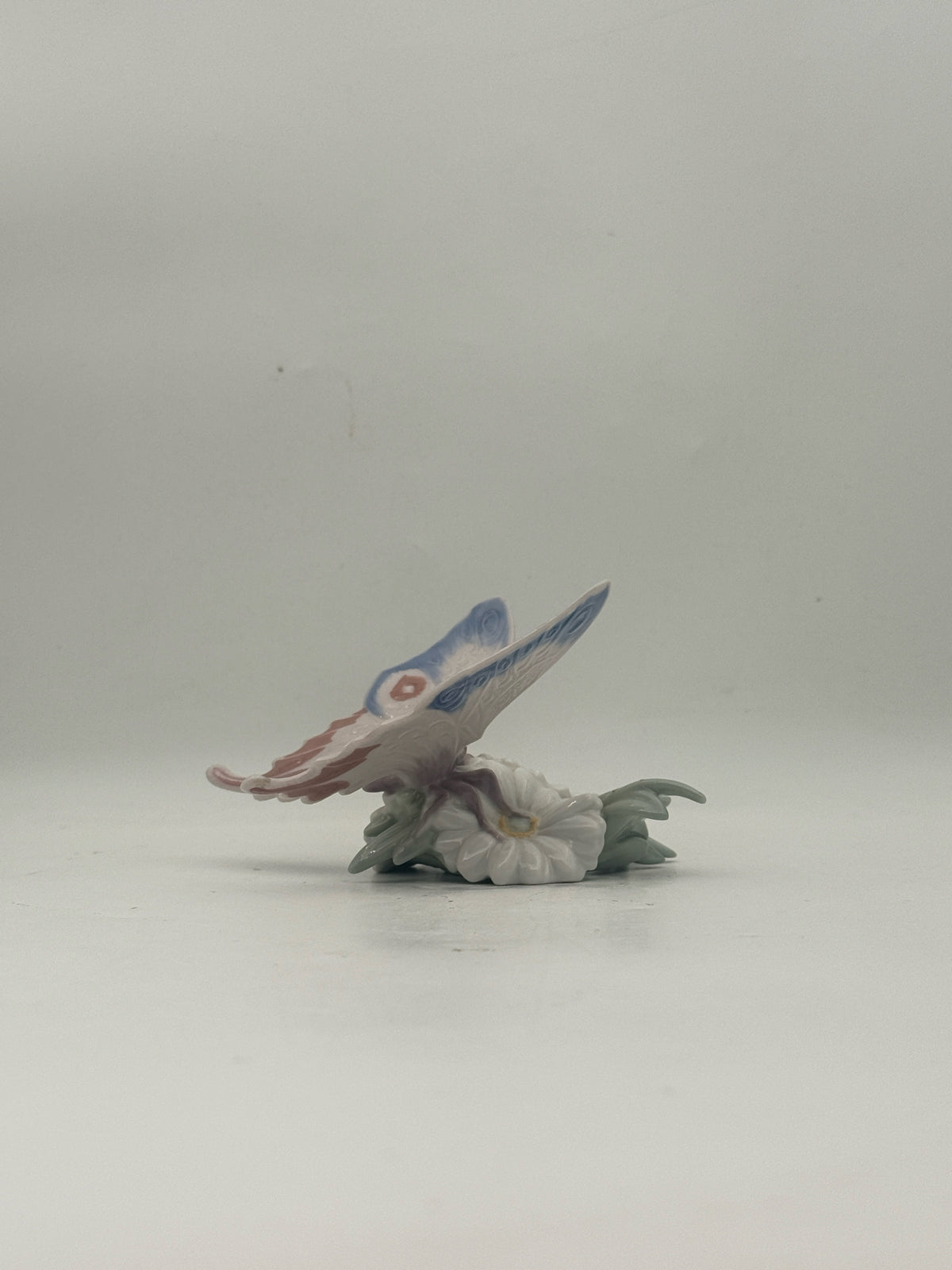 Lladro Graceful Landing Butterfly Figurine
