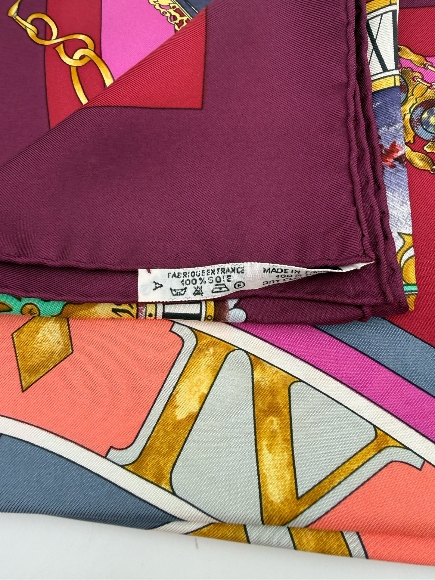 Hermes "La Ronde des Heures" Scarf By Loic Dubigeon