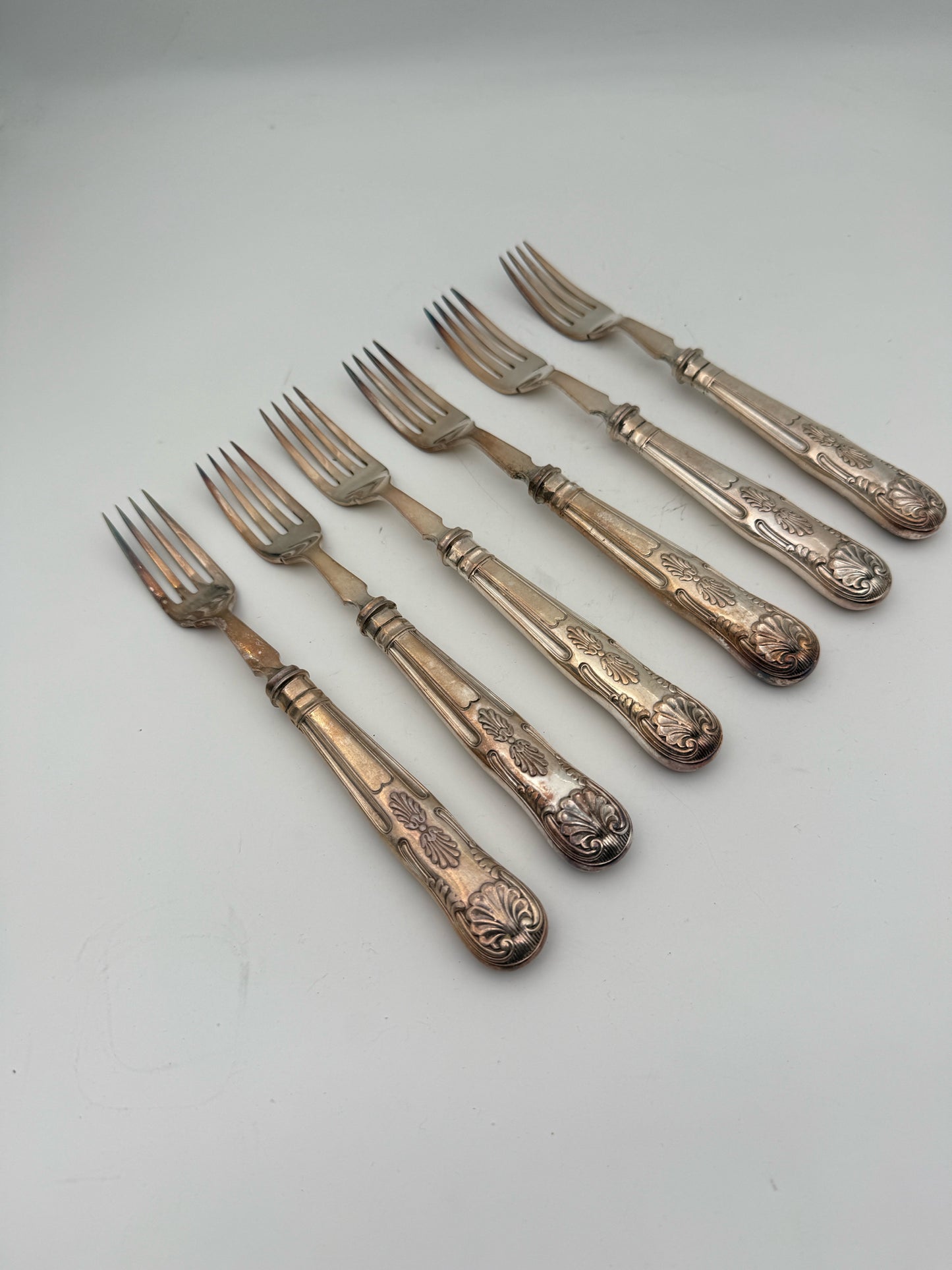 Set of 12 Silverplate Fish Knives And Forks