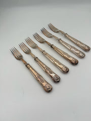 Set of 12 Silverplate Fish Knives And Forks