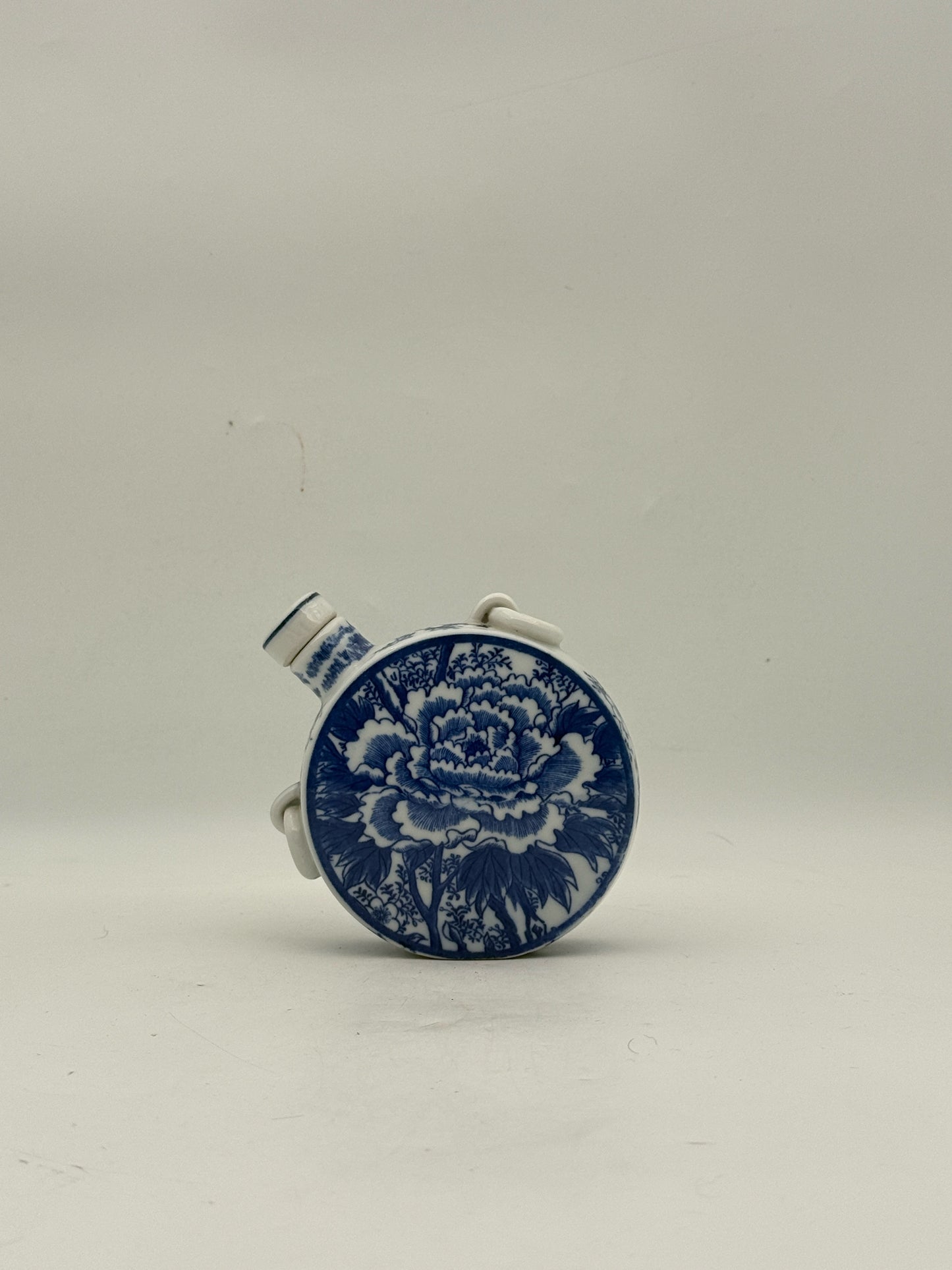 Chinese Blue And White Decorative Flask