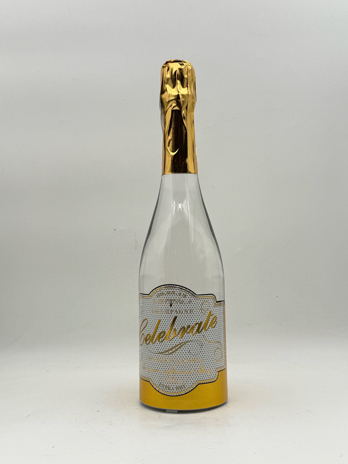 Light Up Glitter Champagne Bottle