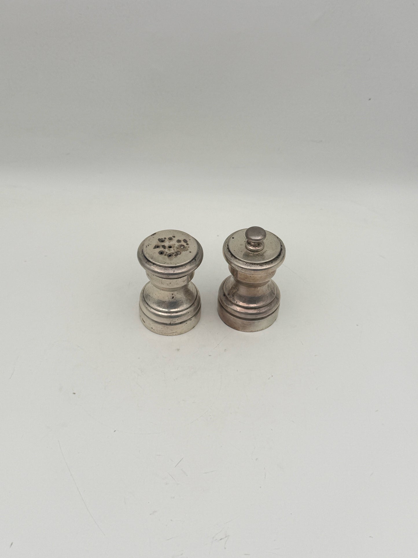 Sterling Silver Salt And Pepper Shaker Made Italy