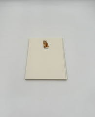 Cat Notecards – “MEOW” Orange Classic Tabby Cat – Set of 6 by Fable & Sage