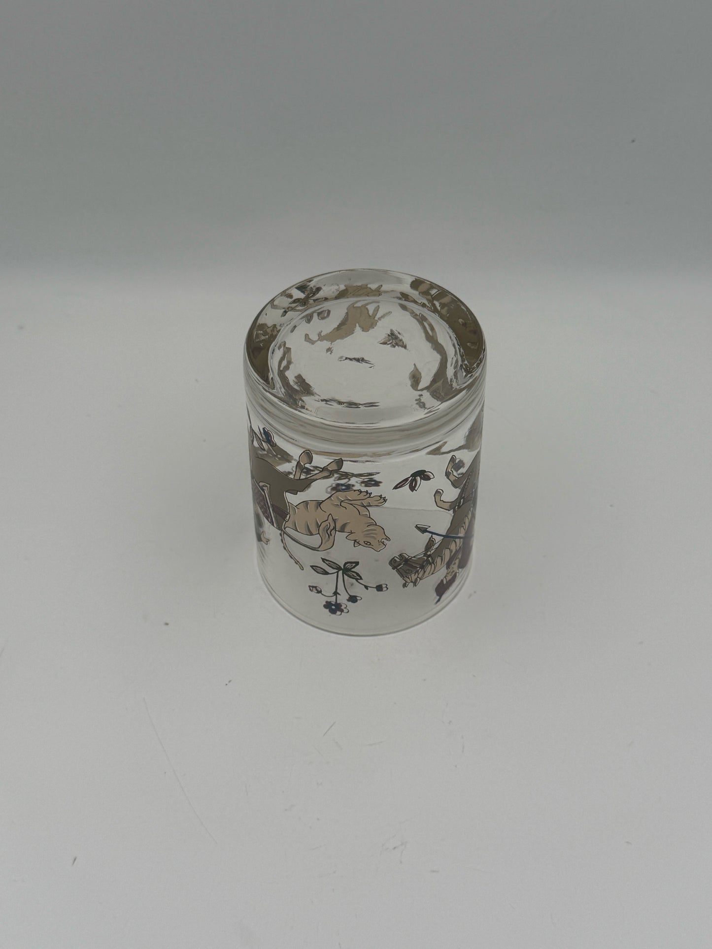 Midcentury Cera "Persian Empire" Lowball Glasses- Set Of 6