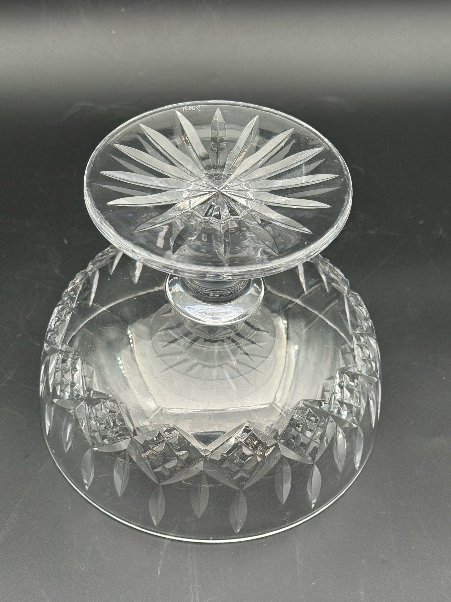 Cut Crystal Compote Dish