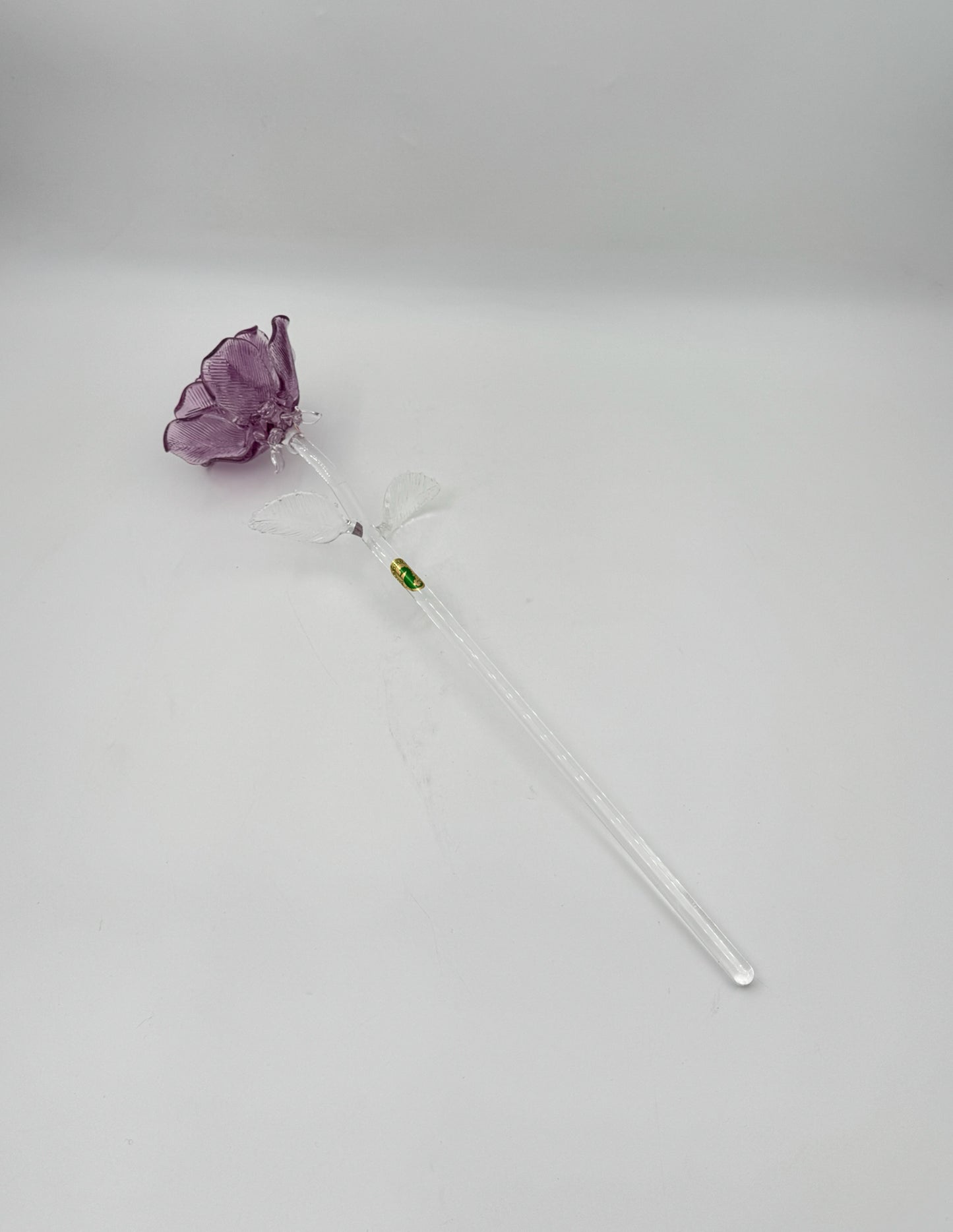 Waterford Crystal Purple Rose with Box