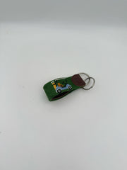 Needlepoint Keychain- Golf Cart