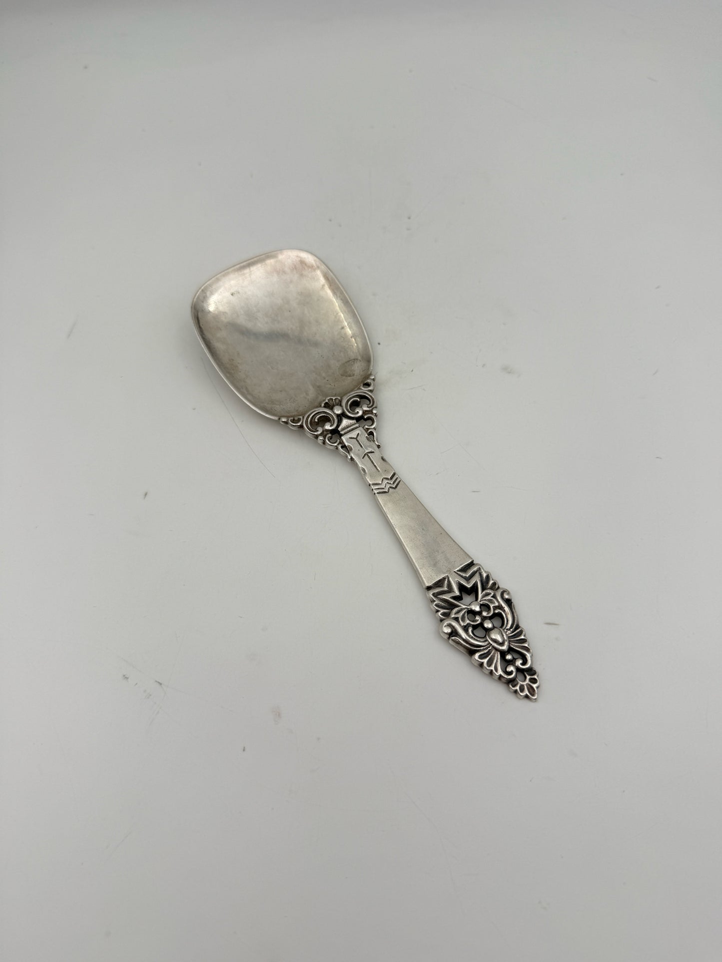Vintage 800 Silver Serving Spoon