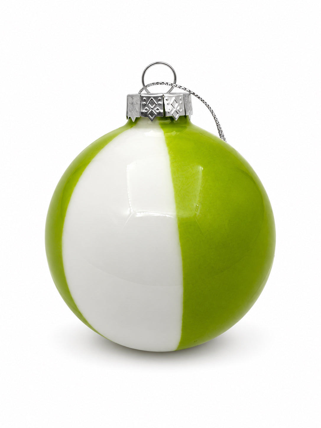 European Style Green And White Ornament