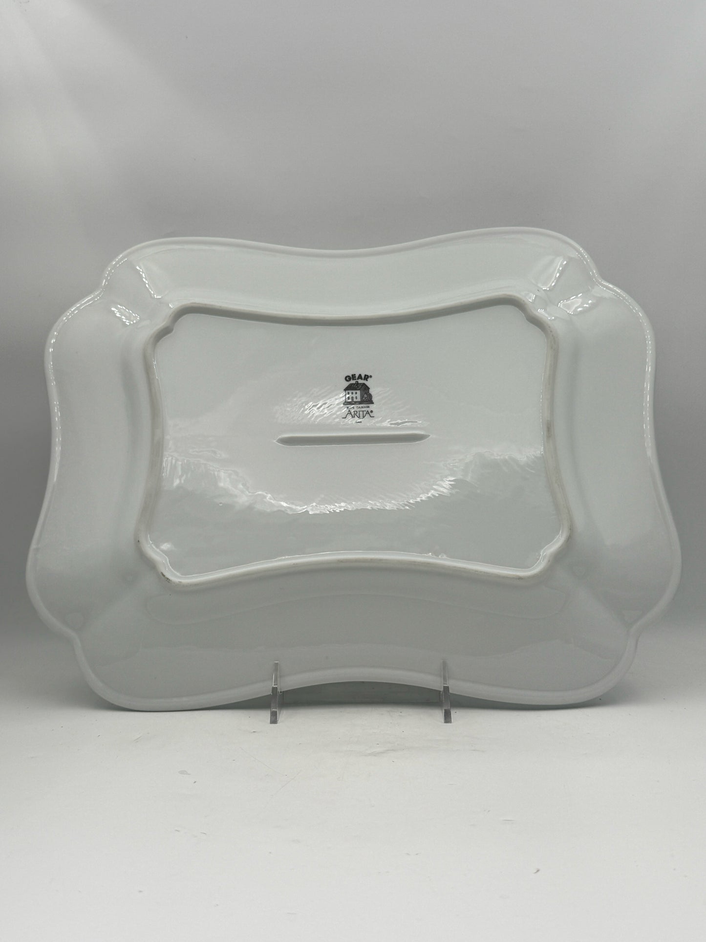 Arita Blue Damask Ceramic Platter