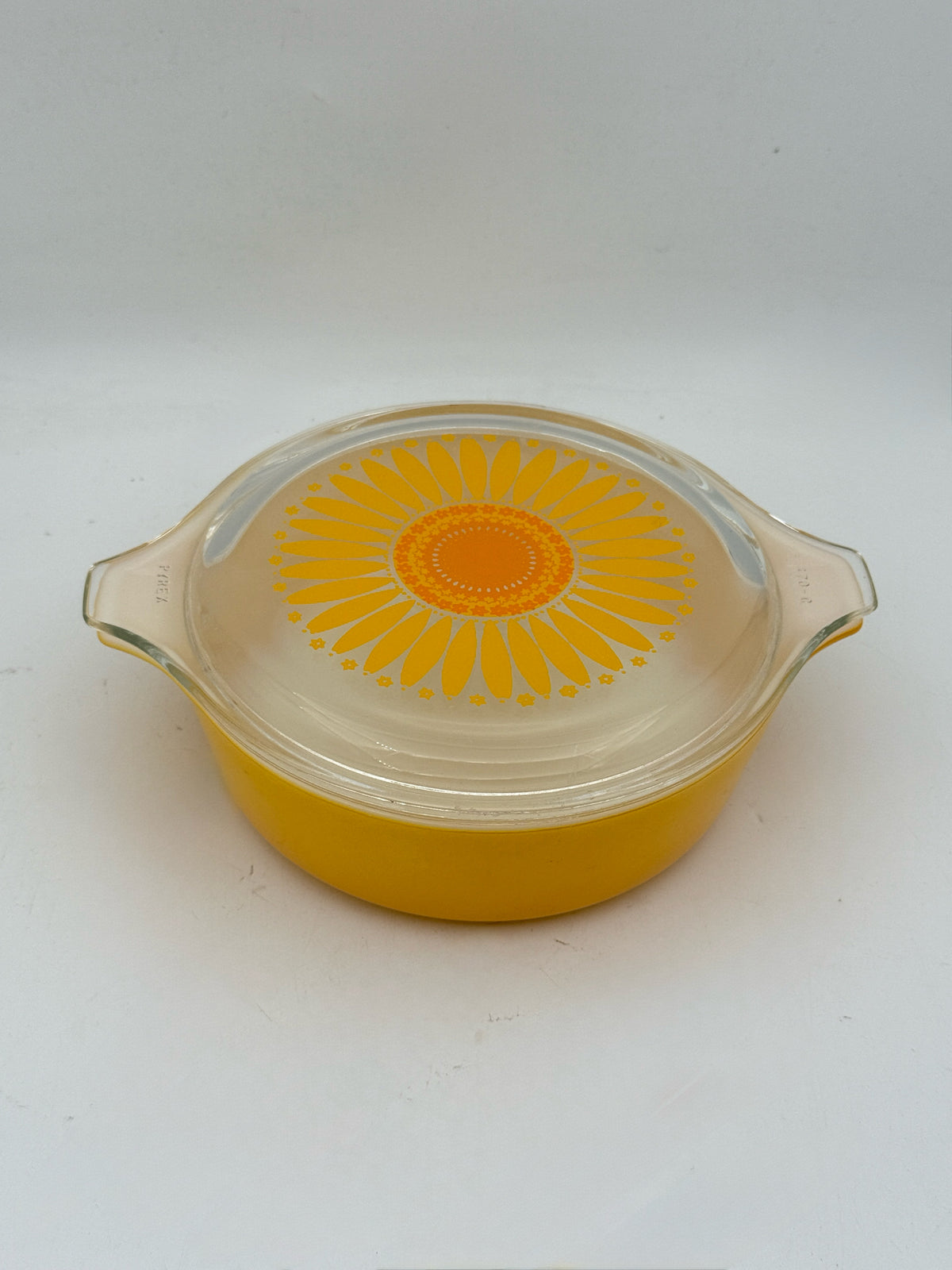 Pyrex Sunflower Casserole Dish 1 Pt