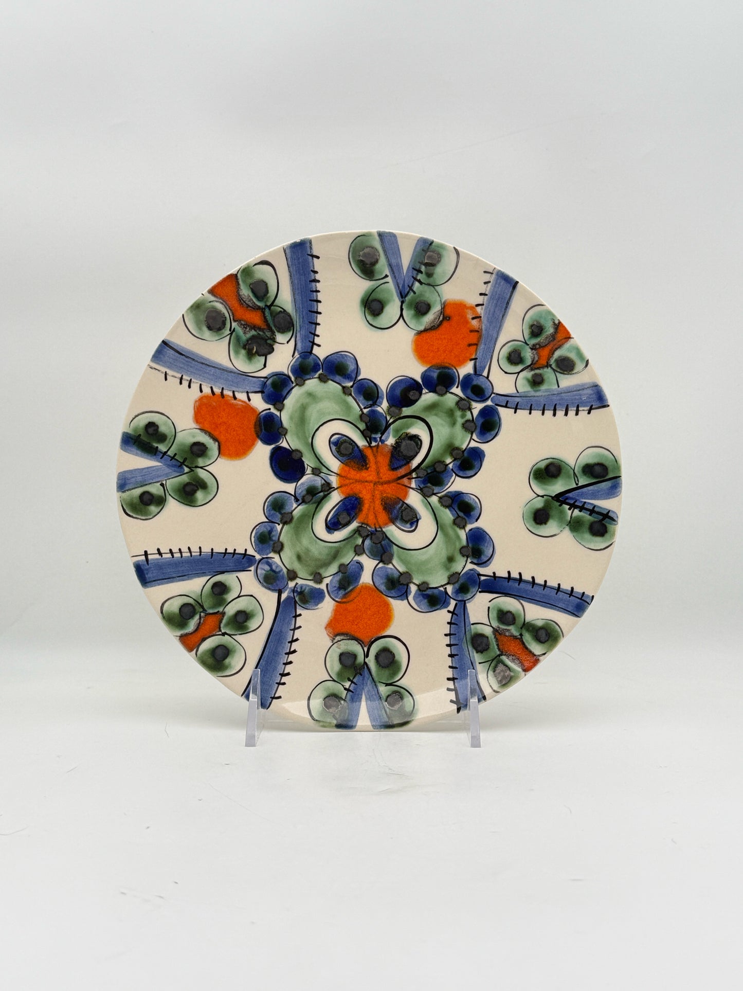 Handpainted Plate Made In Portugal