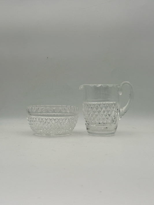 Waterford Crystal Creamer And Sugar