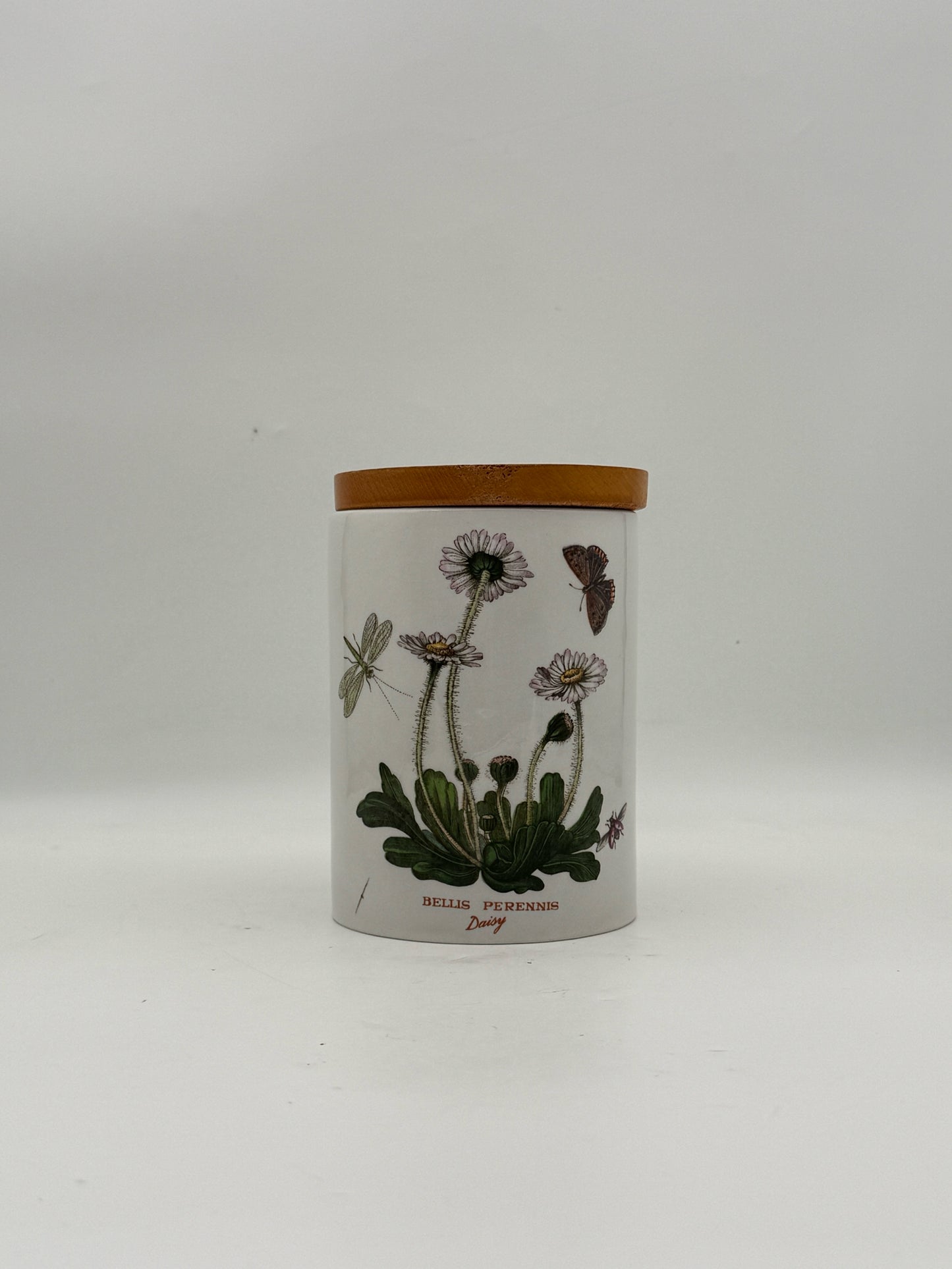 Set Of 3 Portmeirion Flower Canisters Made In England