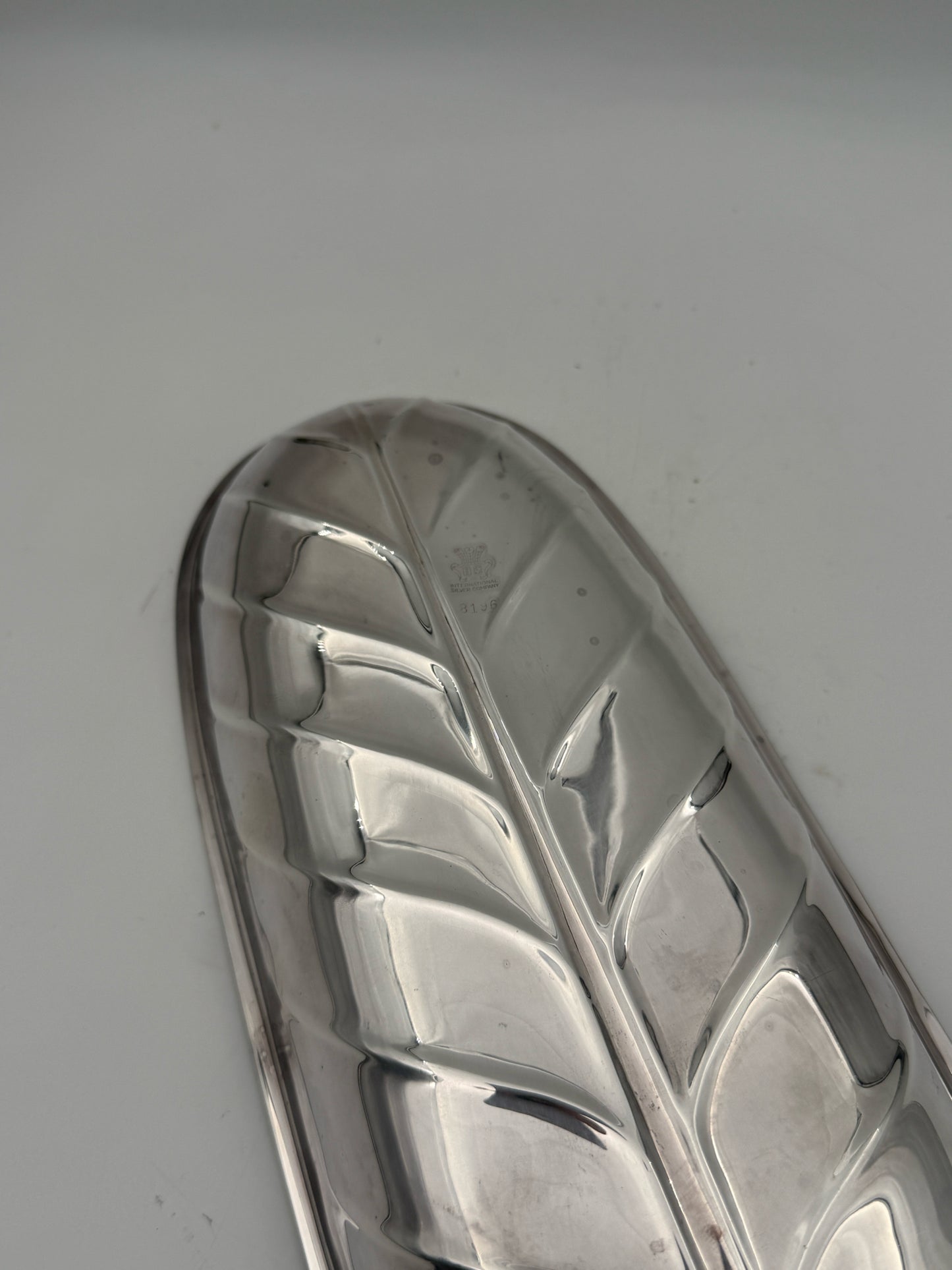 Silverplate Leaf Serving Bowl Dish