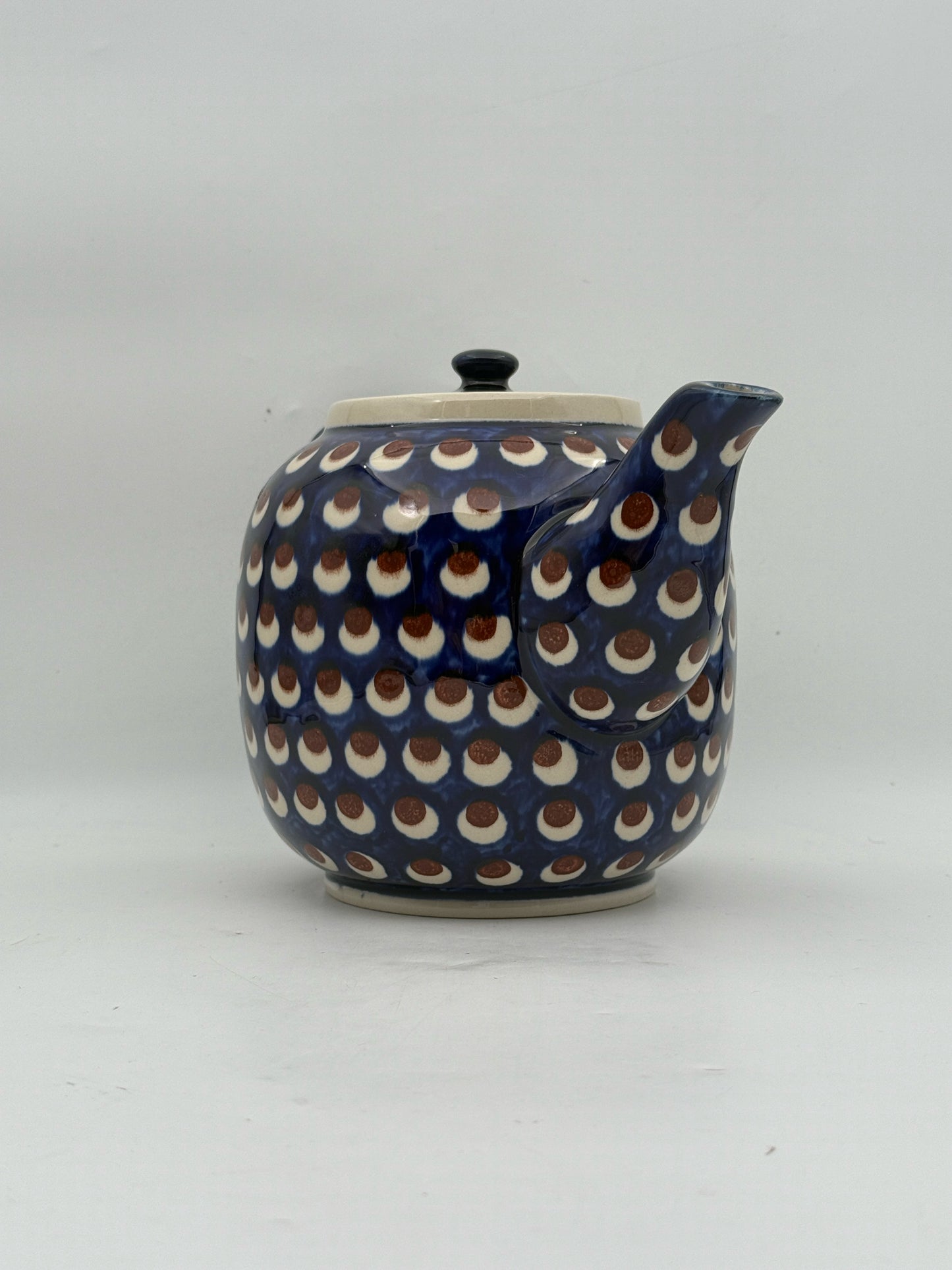 Boleslawiec Polish Blue Ceramic Teapot