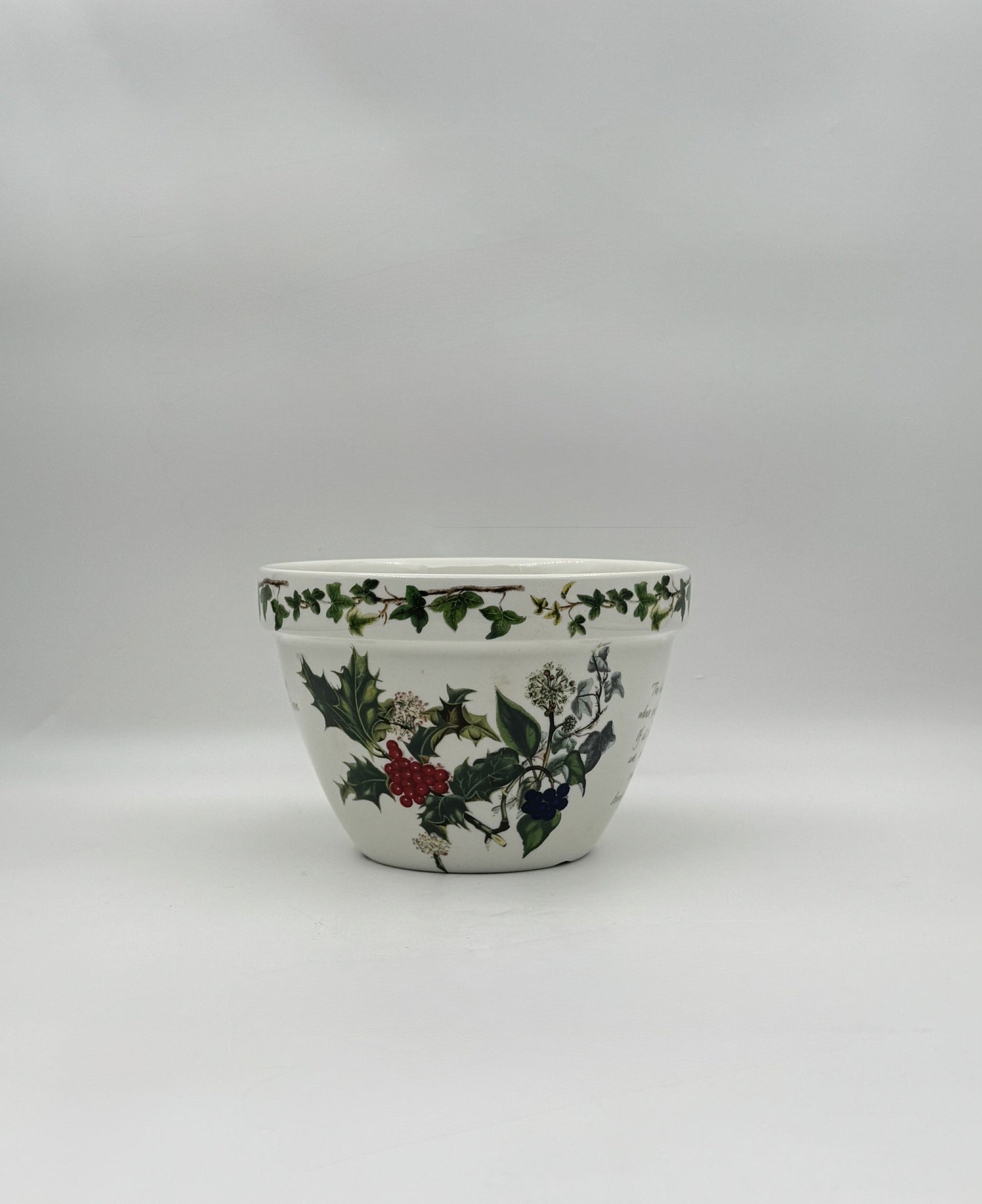 Portmeirion The Holly & The Ivy Christmas Pudding Basin Bowl