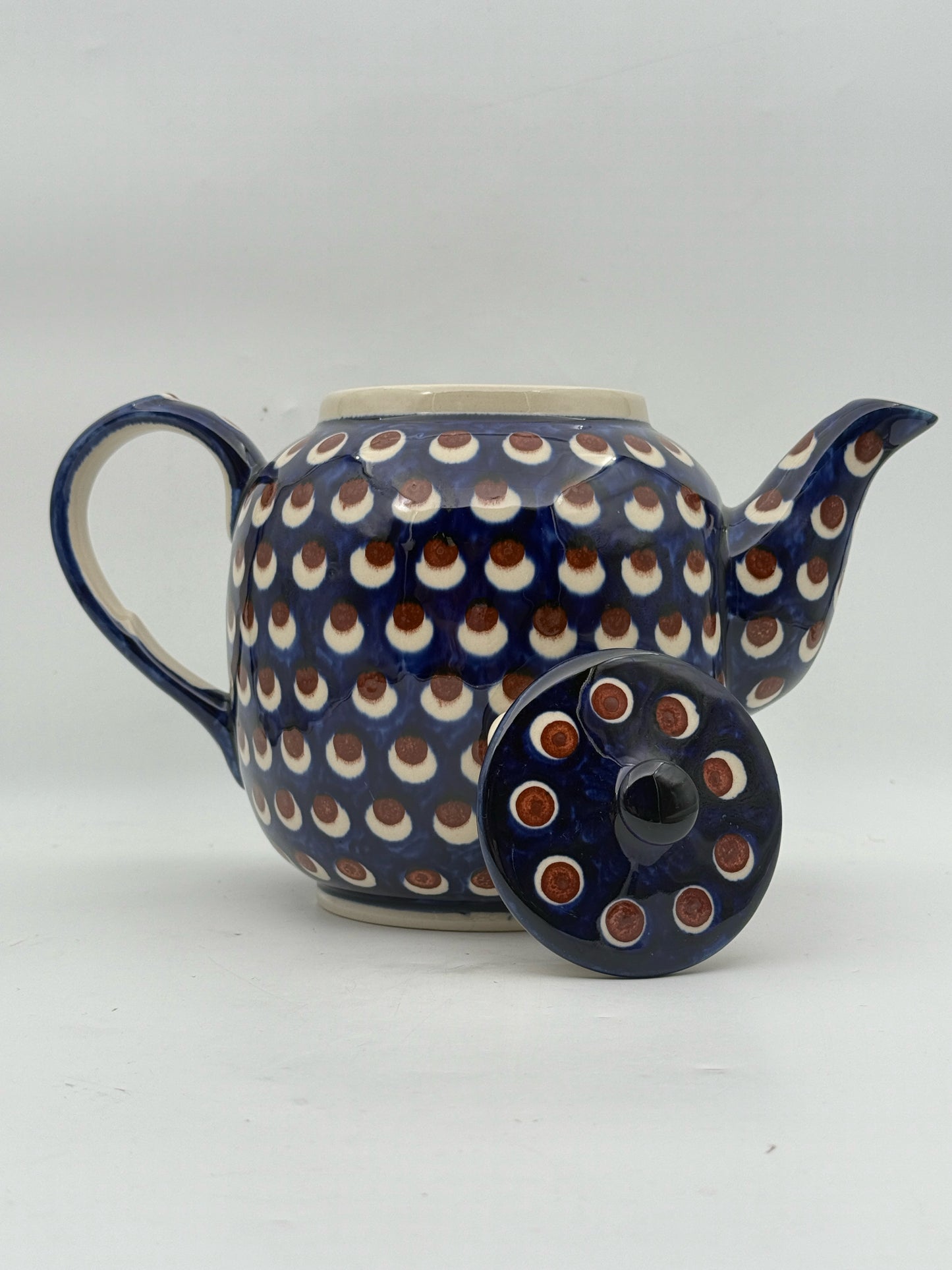 Boleslawiec Polish Blue Ceramic Teapot