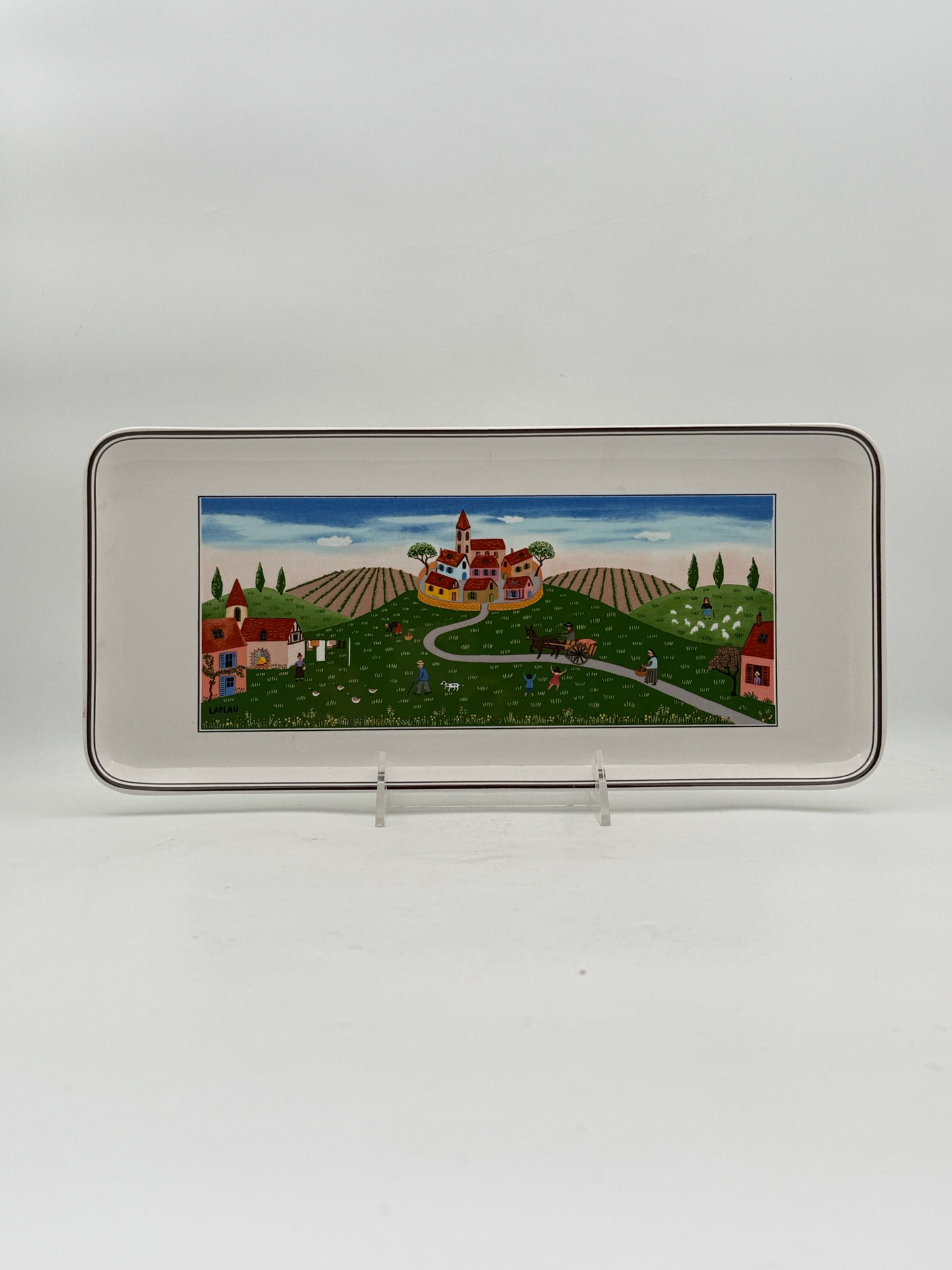 Villeroy And Boch "Design Naif" Sandwich Platter