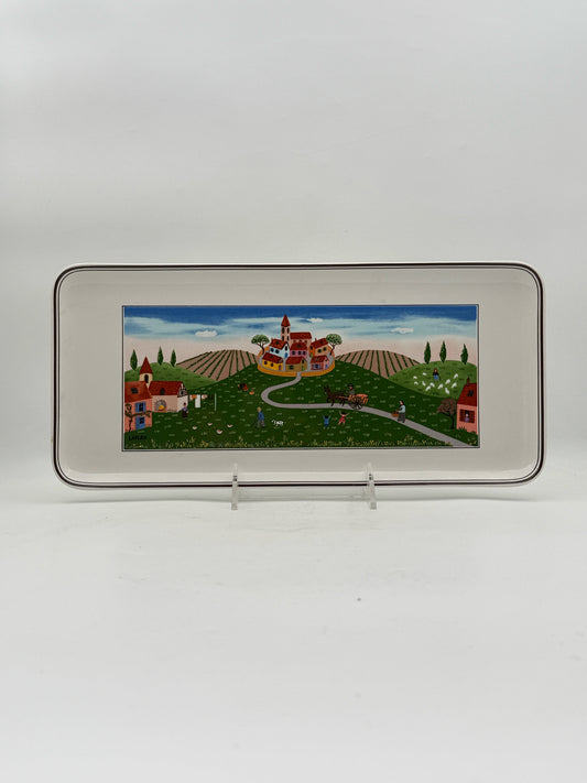 Villeroy And Boch "Design Naif" Sandwich Platter