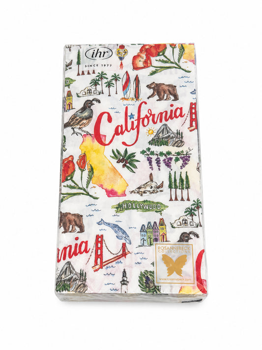 California State Guest Towels- Set Of 16