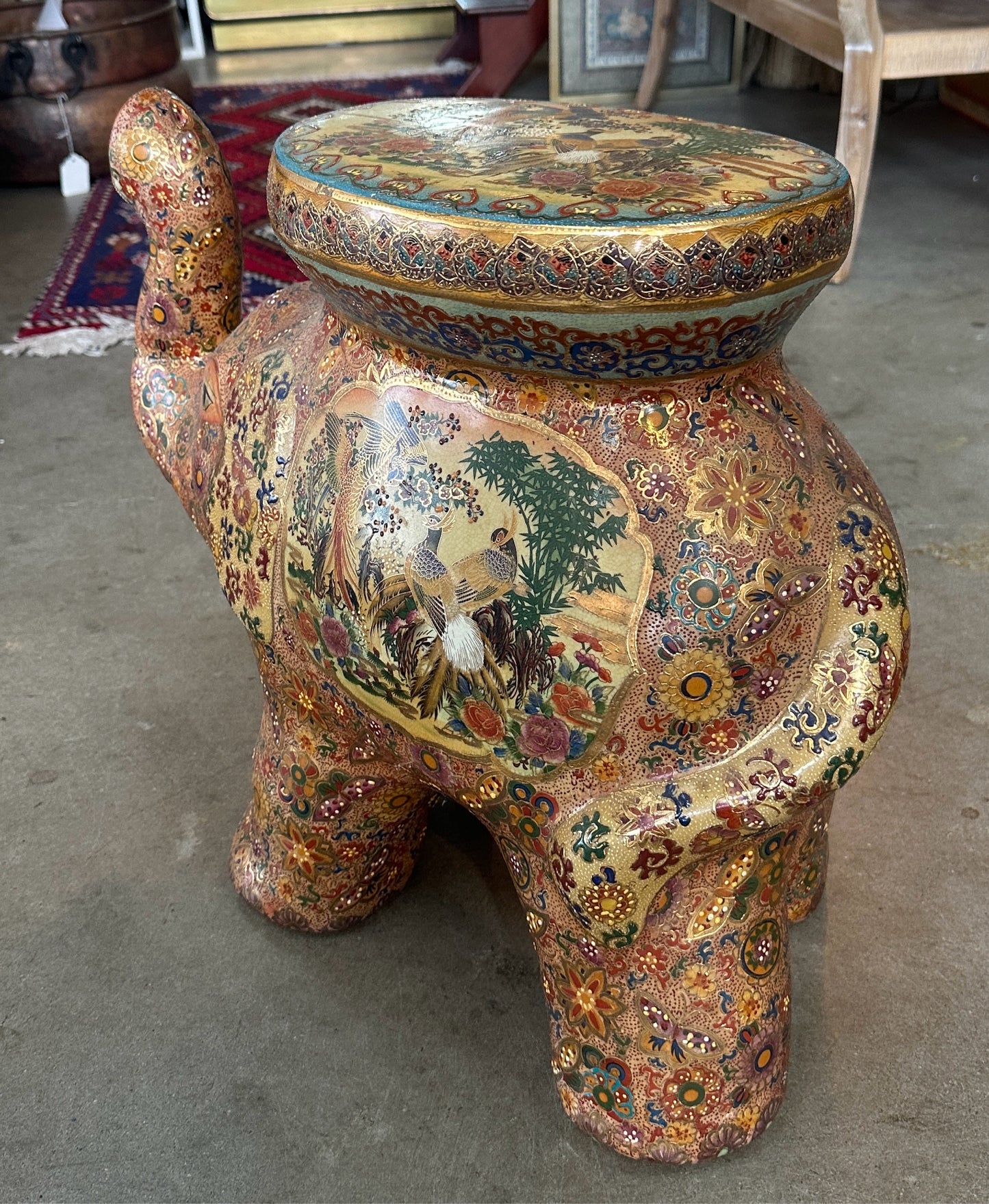 Elephant Garden Seat- IN STORE PICKUP ONLY