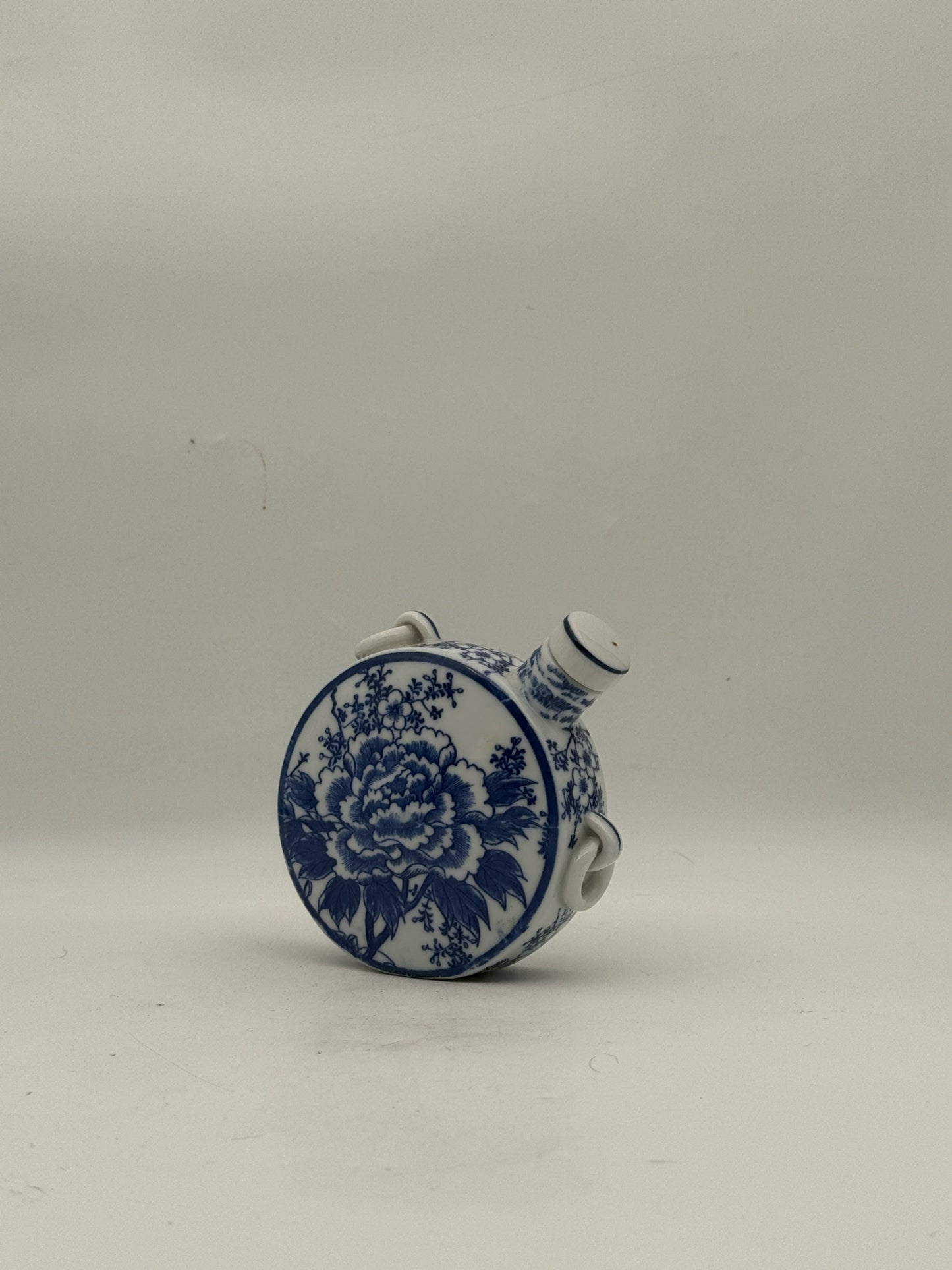 Chinese Blue And White Decorative Flask