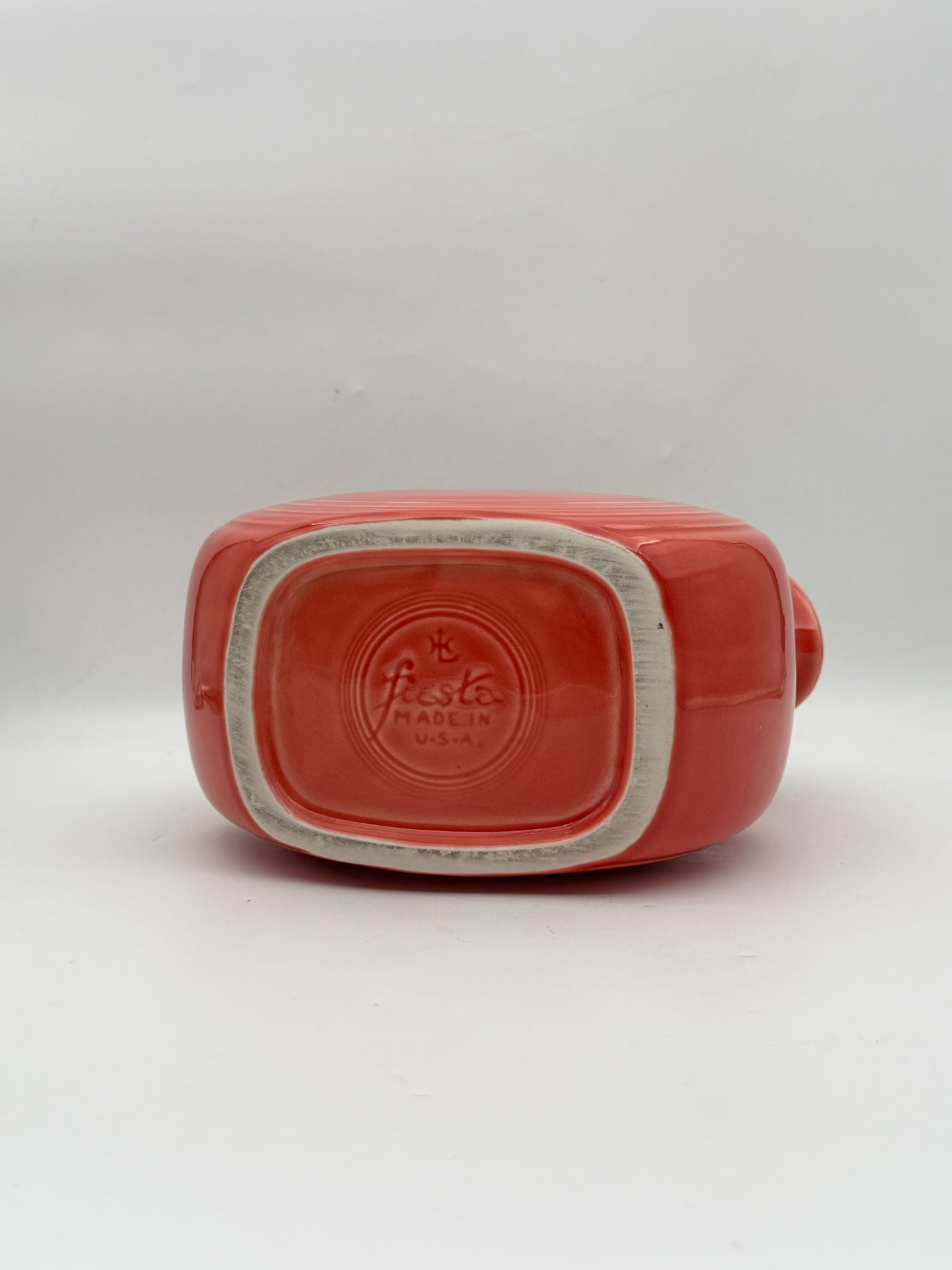 Fiesta Ware Persimmon Disc Pitcher