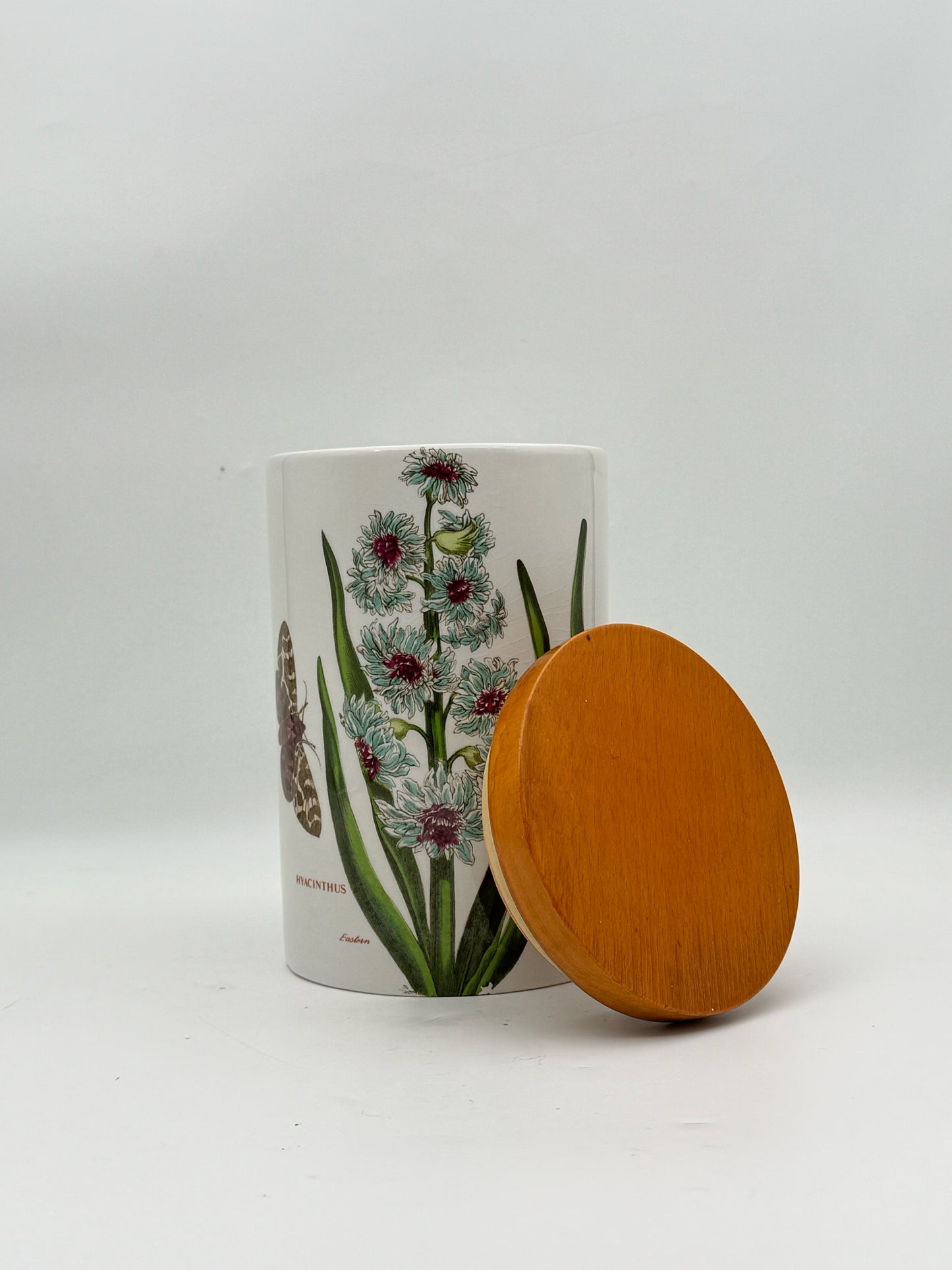 Set Of 3 Portmeirion Flower Canisters Made In England