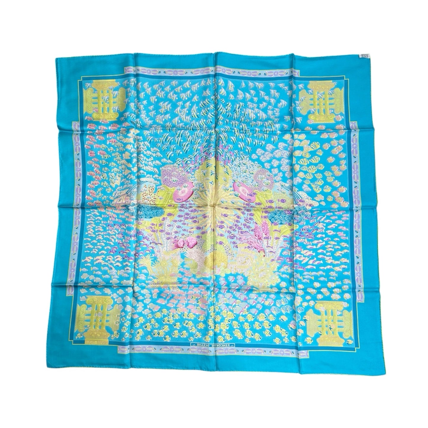 Hermes "Recontre Ociane" Silk Scarf