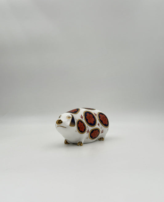 Royal Crown Derby Bone China Pig Figurine – Imari Pattern England