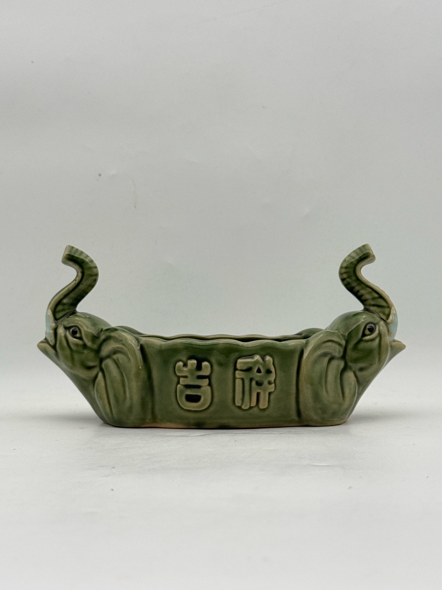 Green Elephant Blessing Bowl