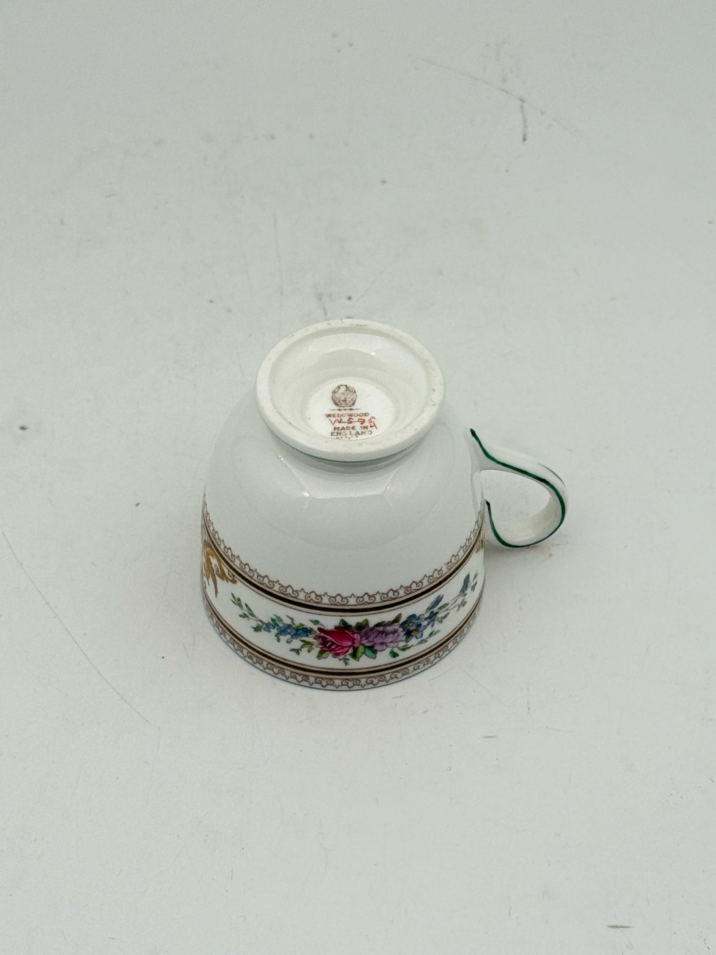 Wedgewood "Columbia" Demitasse Teacup Set Of 6