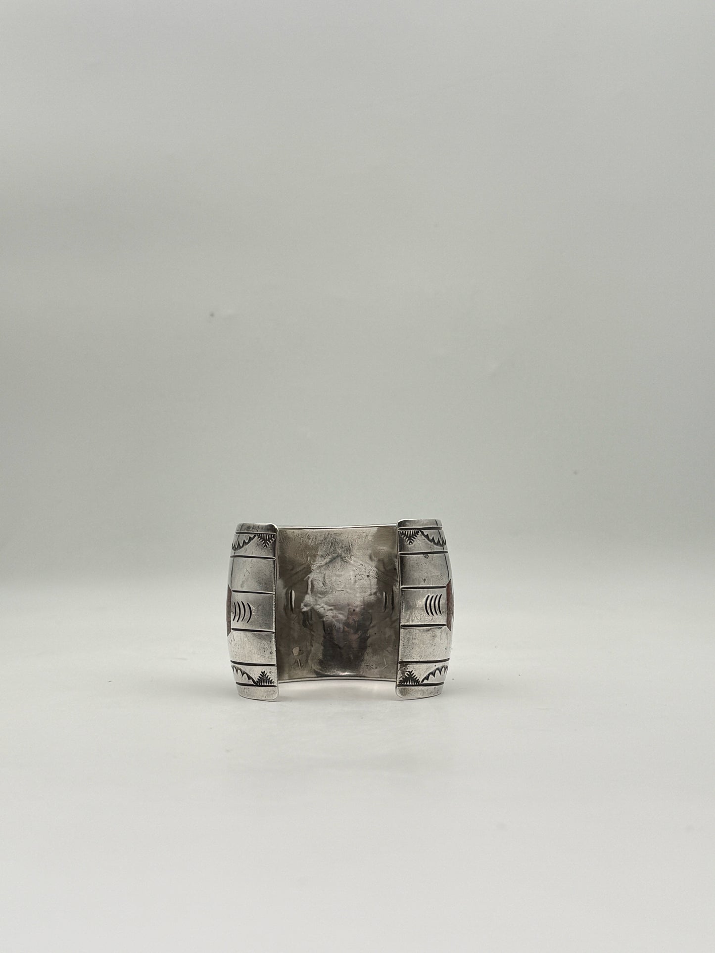 Vintage Southwestern Sterling Silver Cuff Bracelet