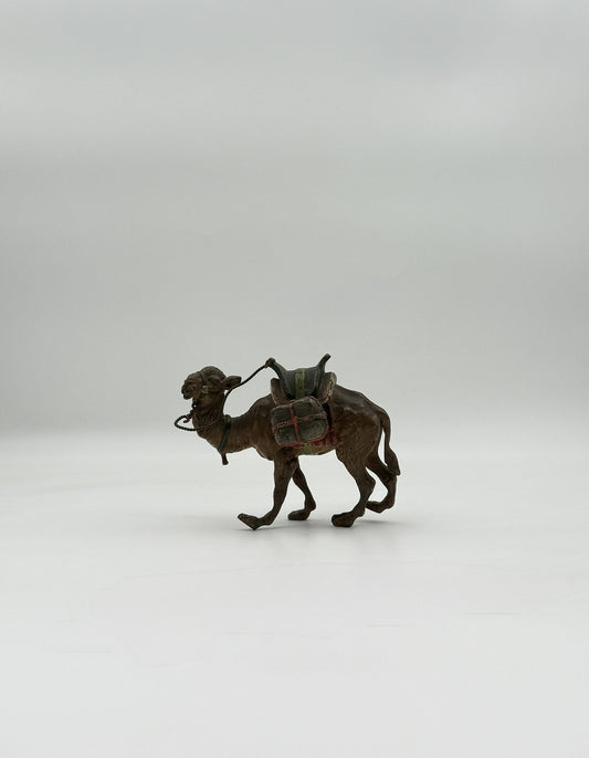 Cold Painted Bronze Camel Figurine – Austrian Miniature Sculpture