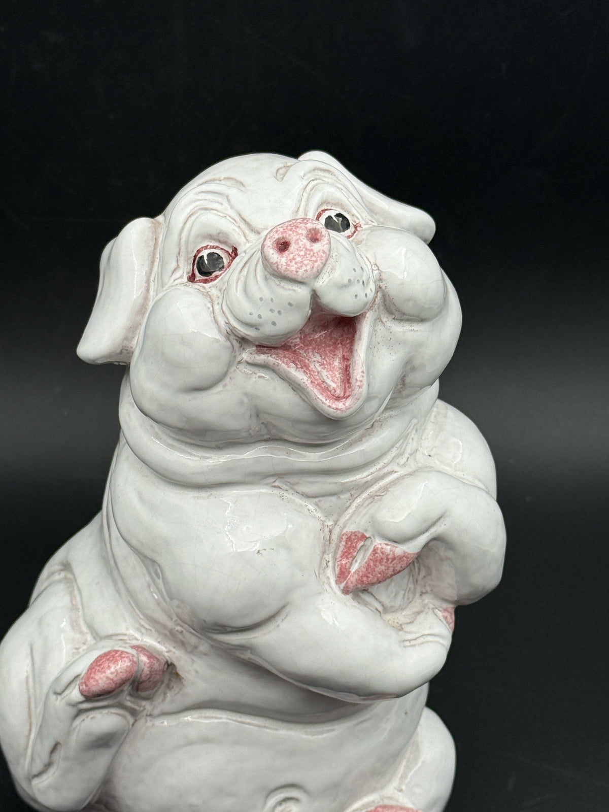 Italian Terracota Pig Figurine
