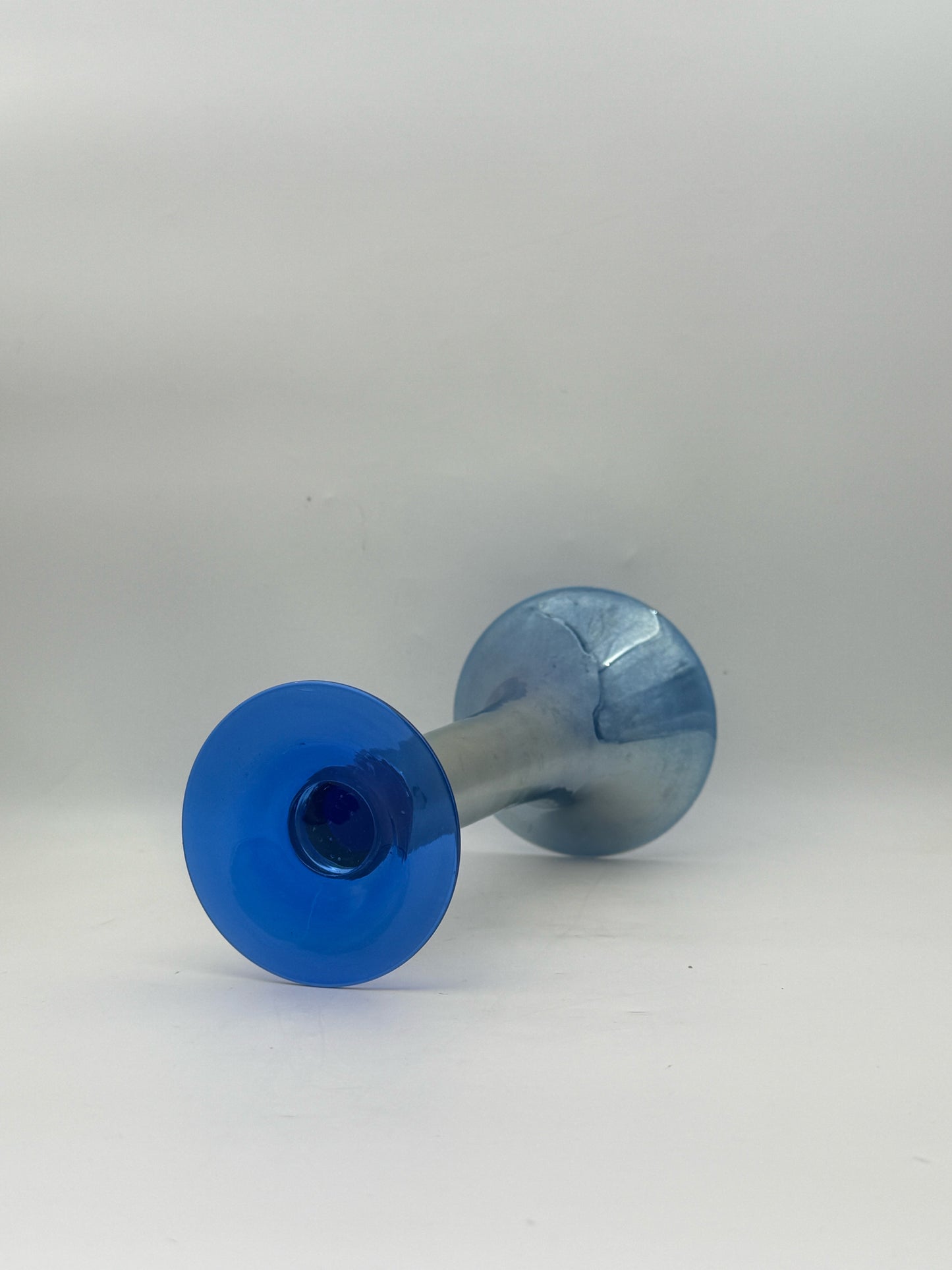 Iridescent Blue Vase
