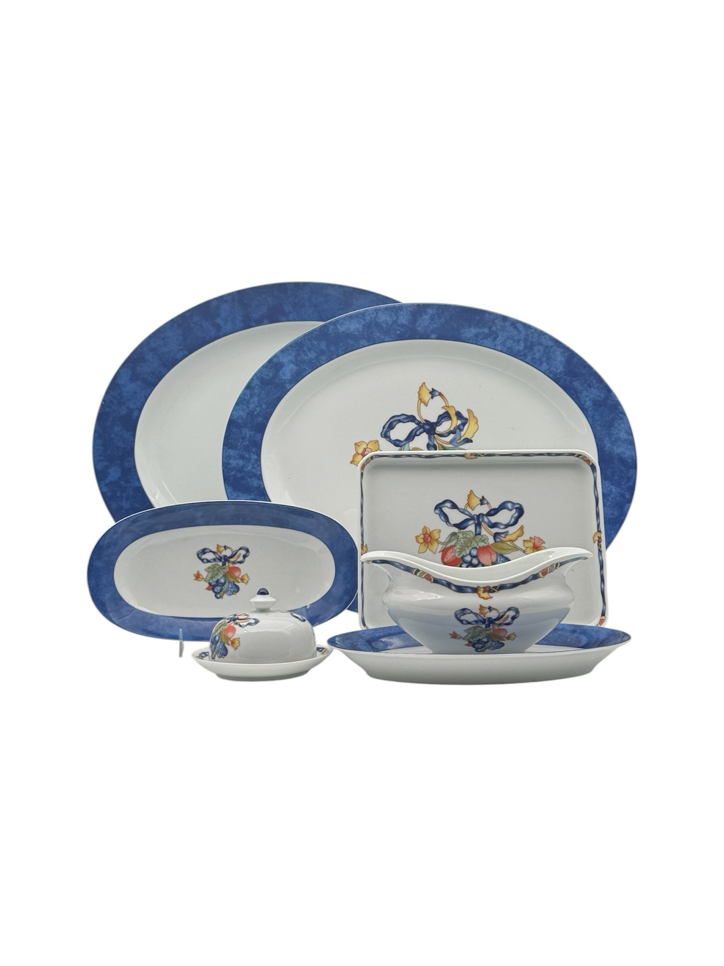 Bernardaud "Borghese"- 36 Pieces Of Placesettings And Servingware