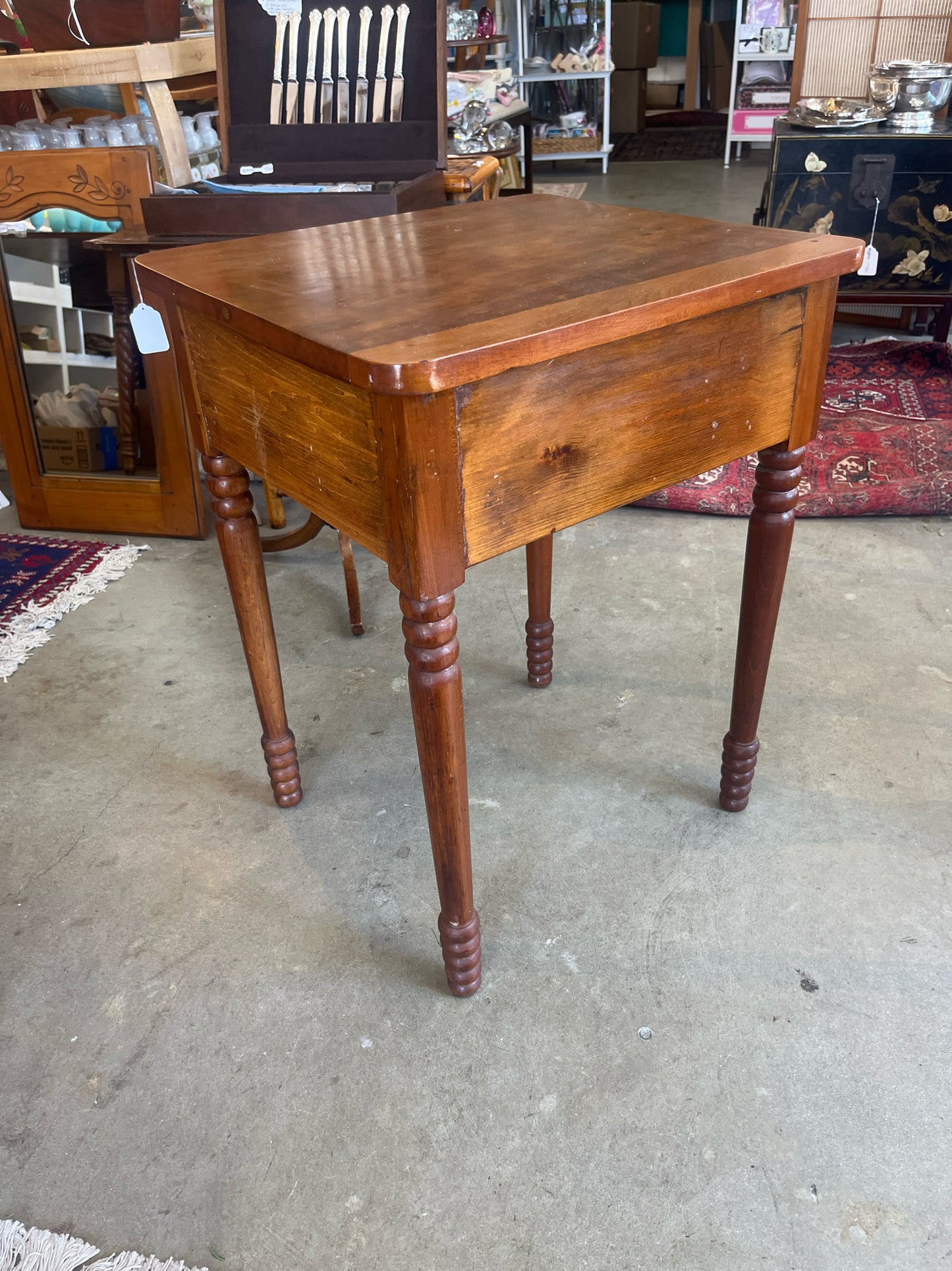 American Cherry 19th c Work Table