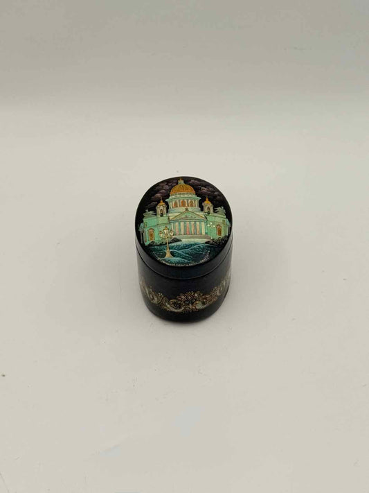 Handpainted Russian Church Box