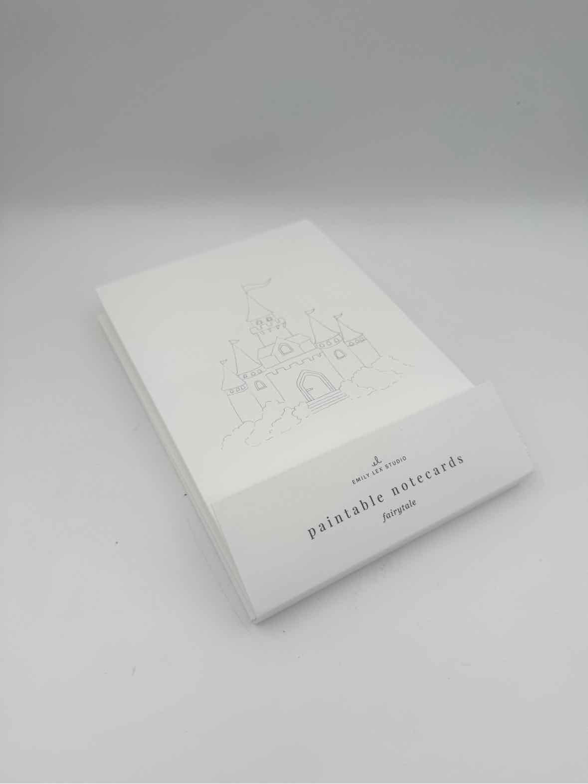 Emily Lex Paintable Watercolor Notecards Fairytale