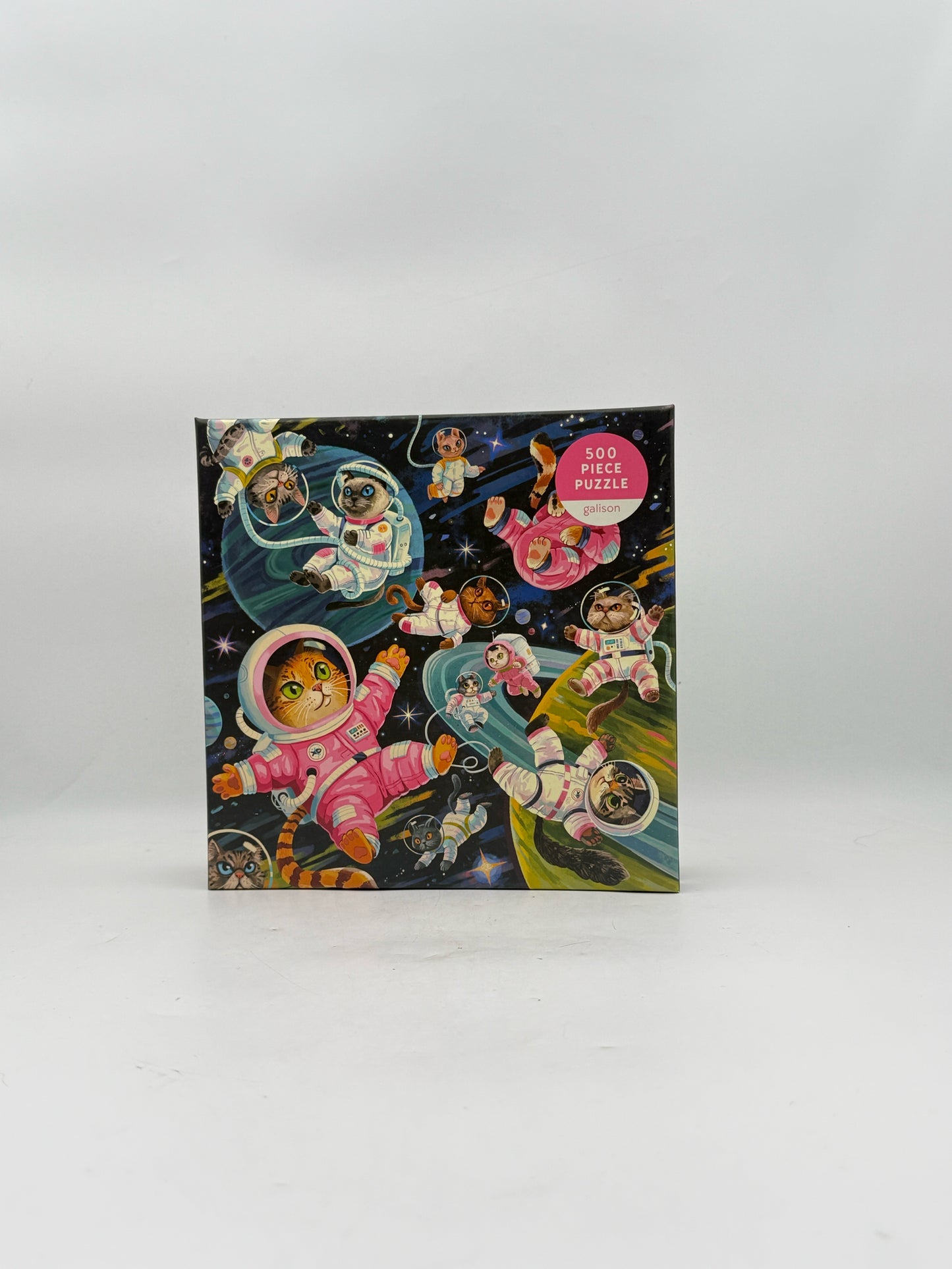 Galison A Space Meowdyssey 500 Piece Puzzle