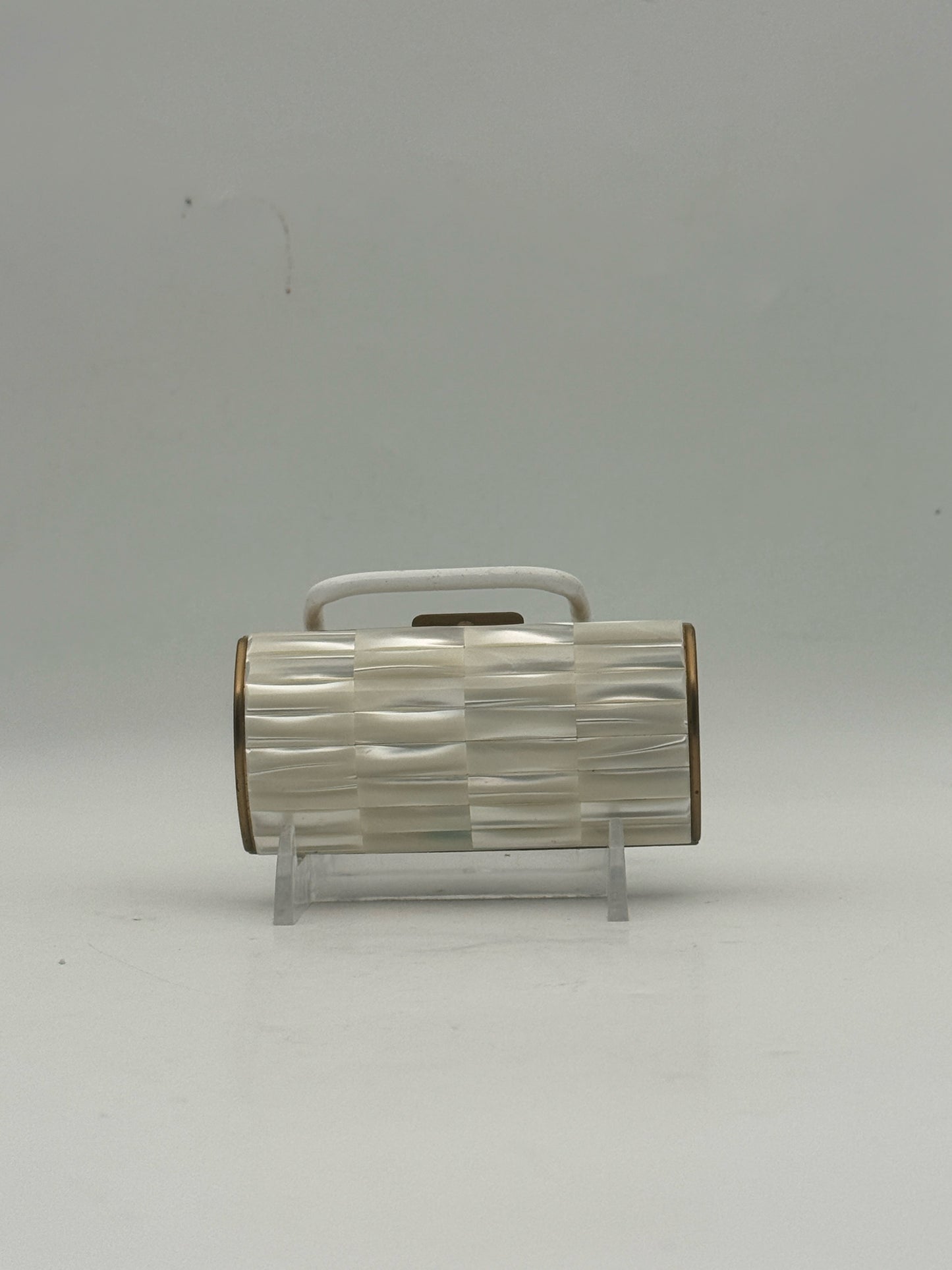 Vintage 1950's Mother Of Pearl Lipstick Case