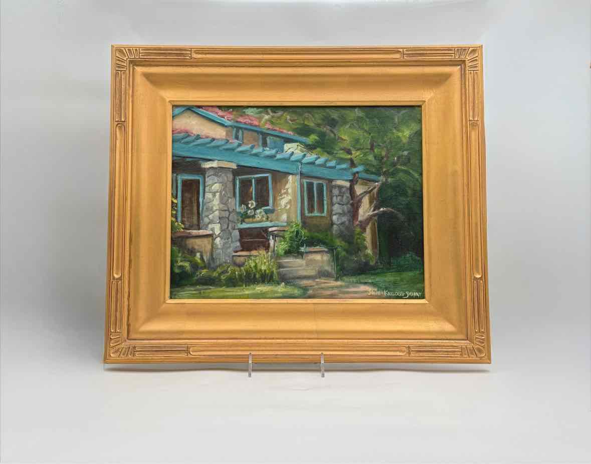 "Historic Kellogg Studio" By June Kellogg Stuart Original Framed Oil Painting